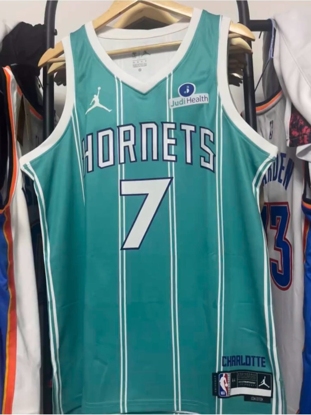 Kon Knueppel Teal Jersey Stitched